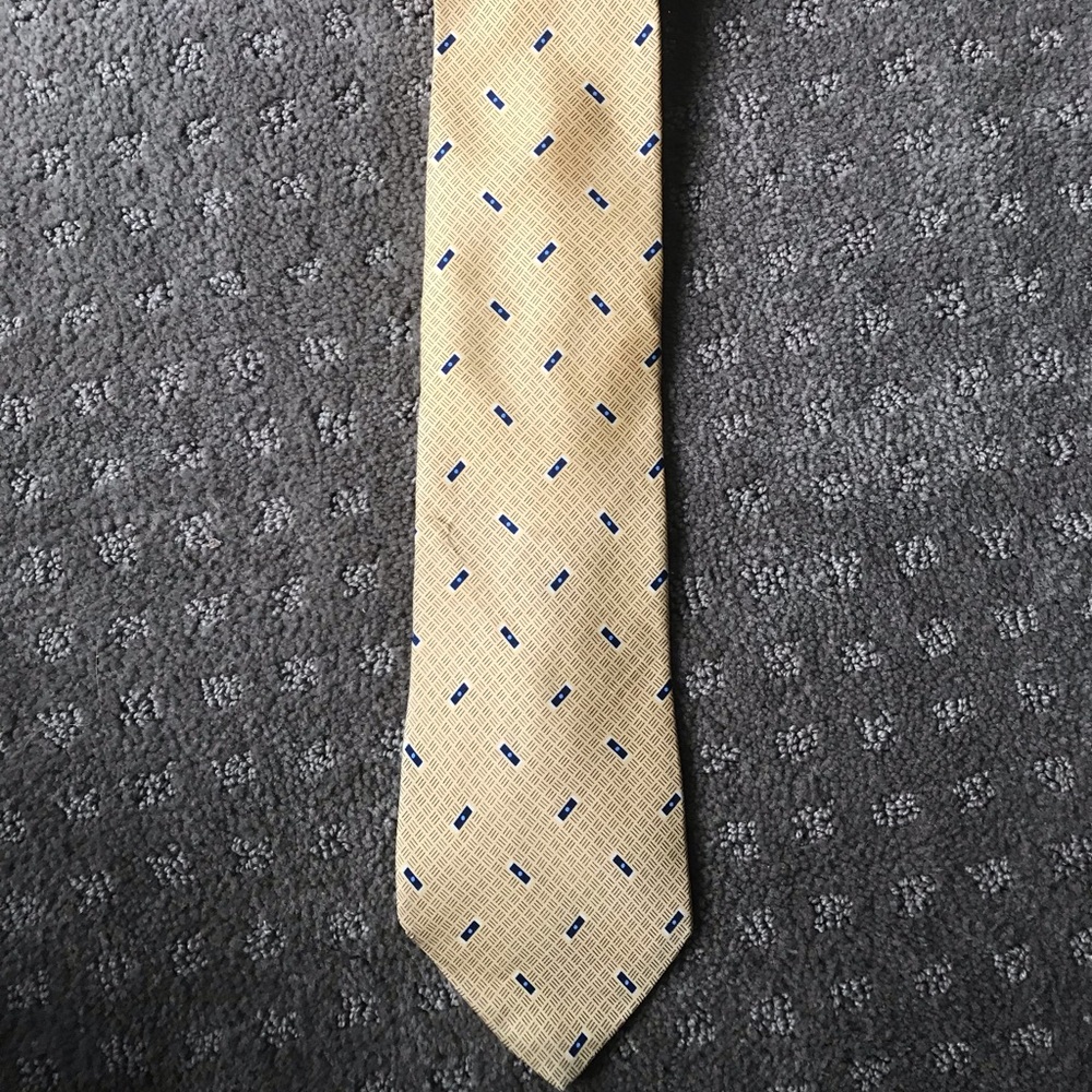 Yellow Tommy Hilfinger Tie, Cell Phone Design